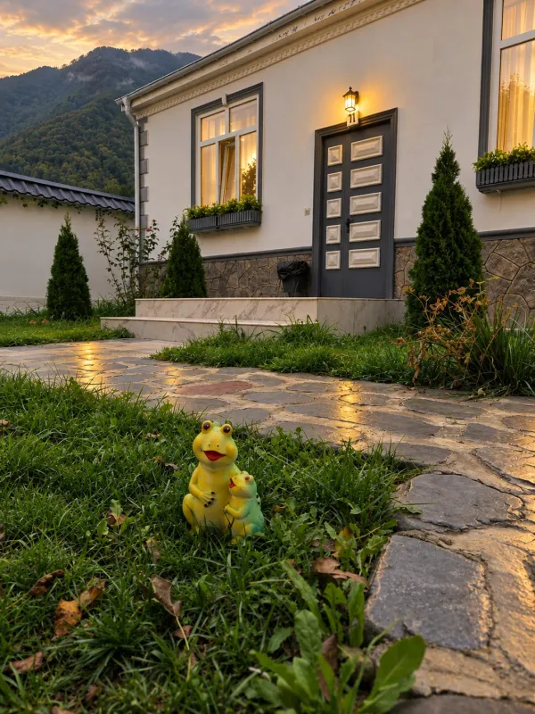 Dağ ətəyində ev, Qəbələ — 3