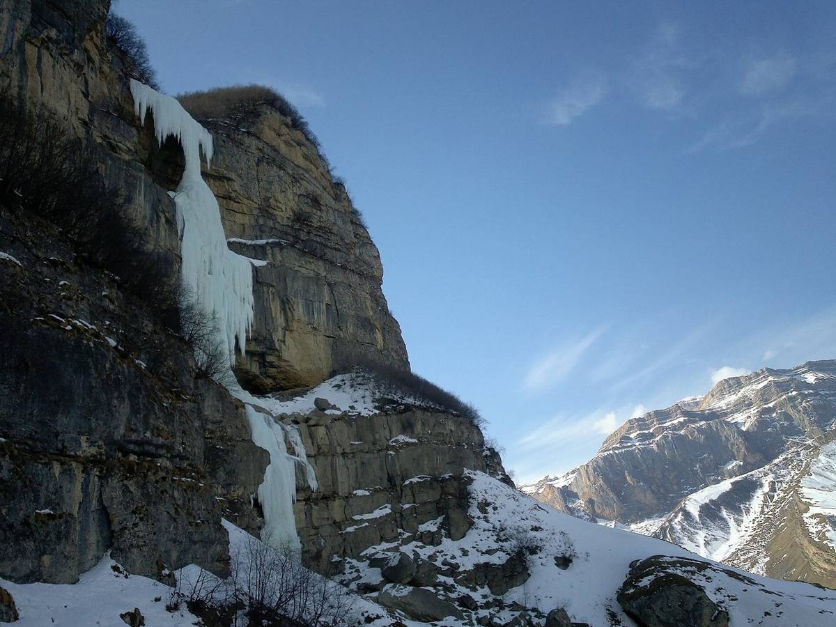 Shahdag National Park in winter: above the clouds